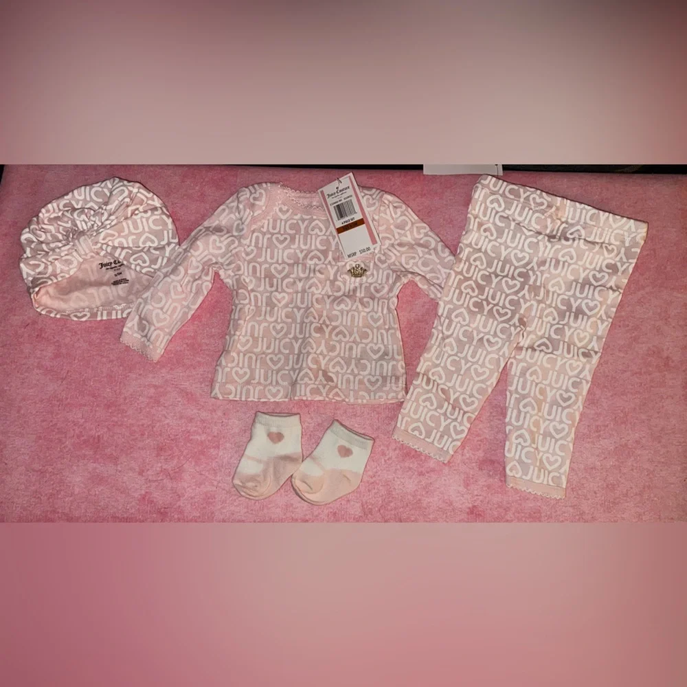 8 pieces Juicy Couture baby girl bundle